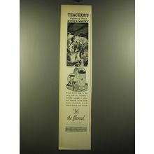 1938 Teacher's Scotch Advertisement - Perfection of blended Scotch Whisky
