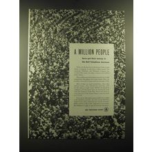 1951 Bell Telephone System Ad - A million people have put their money in