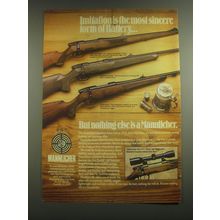 1985 Mannlicher Advertisement - Steyr-Mannlicher Carbine, Professional, Luxus