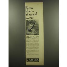 1949 Graflex Cameras Ad - Better than a thousand words