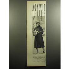 1951 Bonwit Teller Coat Ad - Chin-Chin Chincilla