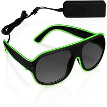 Electro Luminescent Banray Sunglasses Green