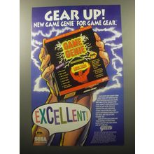 1994 Galoob Game Genie Advertisement - Gear up! New Game Genie for Game Gear