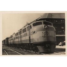 5400 HP New York Ontario & Western Railway Train Old Photo
