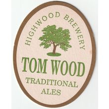 BEER MAT - HIGHWOOD BREWERY - TOM WOOD TRADITIONAL ALES - (Cat 001) - (1995)