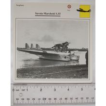 Savoia Marchetti S.55 - Italy - Seaplane - Collectors Club Card