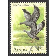 AUSTRALIA 1991: WATERBIRDS - 85c CAPE BARREN GOOSE USED (G4)