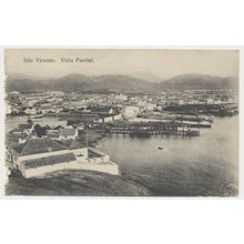 Cape Cabo Verde SAO VICENTE Vista Parcial Mindelo coaling sta early 20th C. RPPC