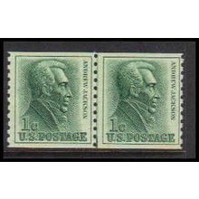 1225 1c Andrew Jackson Barely Clears MNH CLP QA0057