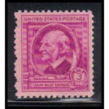 861 3c Ralph Emerson Fine MNH KA2300