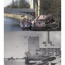 Lendal Tower River Prince Tour Guide Boat Disaster Death 2 York Large Postcard s