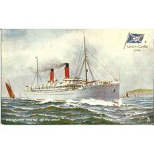 Union-Castle Line SS WALMER CASTLE Tuck Oilette Postcard (9133)