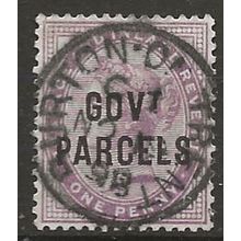 1896 O69 1d Lilac Govt Parcels Official Fine Used ..