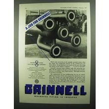 1937 Grinnell Piping Ad - A Job for Grinnell