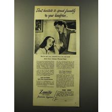 1946 Zonite Feminine Hygiene Ad - Don't Hesitate