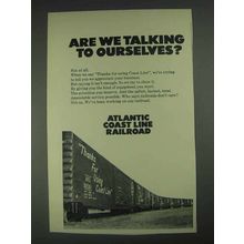 1967 Atlantic Coast Line Railroad Ad - Talking To