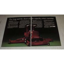 1986 Jacobsen HR-15 Mower Ad - The Long and The Short Of High-Capacity