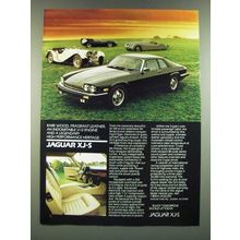 1986 Jaguar XJ-S Car Ad - Rare Wood, Fragrant Leather