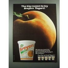 1987 Breyers Peach Yogurt Ad - The Big Reason to Try