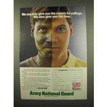 1987 Army National Guard Ad - Give Money for College