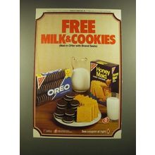 1988 Nabisco Oreo Cookies and Honey Maid Grahams Ad