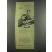 1954 Barclays Bank Ad - Clearing department