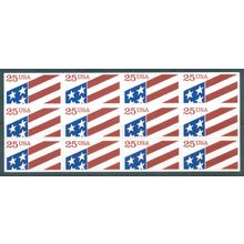 2475a 25c U.S. Flag Very Fine MNH Pane/12 L00260 (15)