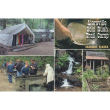 Liarsville Gold Rush Trail Camp Skagway Alaska Postcard