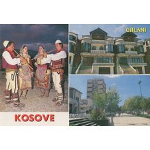 Musicians at Gjilani Kosove Serbia Rare Postcard