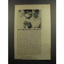 1953 Christian Children's Fund Ad - Am I my brother's keeper?