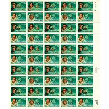 Antarctic Explorers Sheet of Fifty 25 Cent Postage Stamps Scott 2386-89