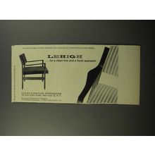 1956 Lehigh Chair by von der Lancken and Lindquist Advertisement