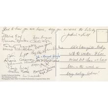 Scottish Parliament Hand Signed Autograph Scotland Postcard