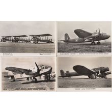 Bristol Beaufort Bomber 4x WW2 Real Photo Aircraft Postcard s