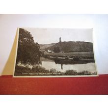 WALLACE MONUMENT & ABBEY CRAIG, STIRLING, SCOTLAND unused vintage postcard RP =