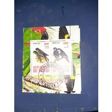 chad minisheet mini sheet birds 2010 #1