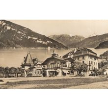 Hotel Terminus Spiez Switzerland From Visitor Real Photo Postcard