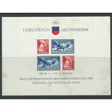 liechtenstein sgms153 sg ms153 sheet mnh 1936 see description vaduz snd sheet