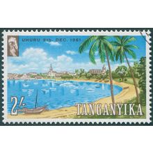 Tanganyika 1961 2s blue, yellow, green & brown SG116 CTO