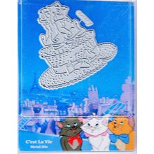 Disney Cutting Die - Aristocats - C'est La Vie - Metal Die