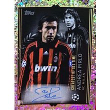 Topps Champions League 2023/24 Sticker #736 Andrea Pirlo Auto Ac Milan