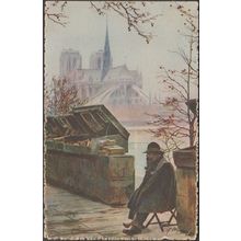 L'Ancêtre des Bouquinistes, Paris, c.1920s - Yvon CPA