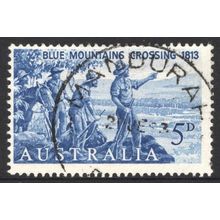 AUSTRALIA 1963: 150th ANNIVERSARY BLUE MOUNTAINS CROSSING - 5d USED (G1)