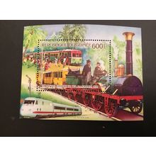 ICOLLECTZONE Guinea 1005 Sheetlet VF NH trains