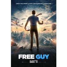 Free Guy (2021)_4 Movie Film Poster Canvas iconic design