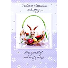 Welcome Eastertime & Spring... - Easter Greeting Card - 22911