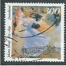 GER 1999 300pf 'JOHAN STRAUSS' FINE USED (EBID 42-763)