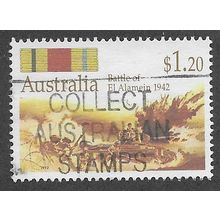 AUS 1992 $1.20 '50TH ANN OF WORLD WAR II - EL ALAMEIN ' FINE USED (EBID66-590)
