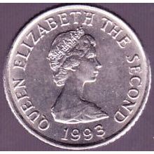 1993 Jersey 5 Pence Coin