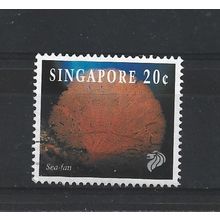 Singapore.SG743 20c Sea-fan.Fine Used.Jul25